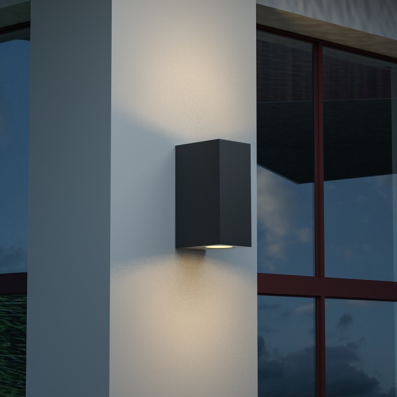 it-Lighting Havasu 2xGU10 Outdoor Up-Down Wall Lamp Anthracite D:14.7cmx9cm (80200344) it-Lighting Havasu 2xGU10 Outdoor Up-Down Wall Lamp Anthracite D:14.7cmx9cm (80200344)