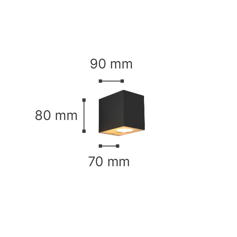 it-Lighting Norman 1xGU10 Outdoor Up or Down Wall Lamp White D:8cmx7cm (80200424) it-Lighting Norman 1xGU10 Outdoor Up or Down Wall Lamp White D:8cmx7cm (80200424)