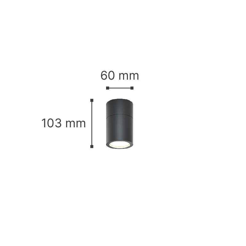 it-Lighting Chelan 1xGU10 Outdoor Ceiling Down Light Grey D:10.3cmx6cm (80300134) it-Lighting Chelan 1xGU10 Outdoor Ceiling Down Light Grey D:10.3cmx6cm (80300134)
