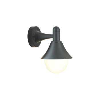 it-Lighting Rabun 1xE27 Outdoor Wall Lamp Black D:24.5cmx23.5cm (80202514) it-Lighting Rabun 1xE27 Outdoor Wall Lamp Black D:24.5cmx23.5cm (80202514)