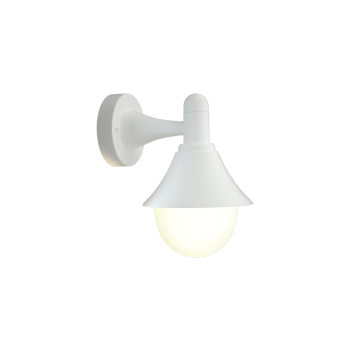 it-Lighting Rabun 1xE27 Outdoor Wall Lamp White D:24.5cmx23.5cm (80202524) it-Lighting Rabun 1xE27 Outdoor Wall Lamp White D:24.5cmx23.5cm (80202524)