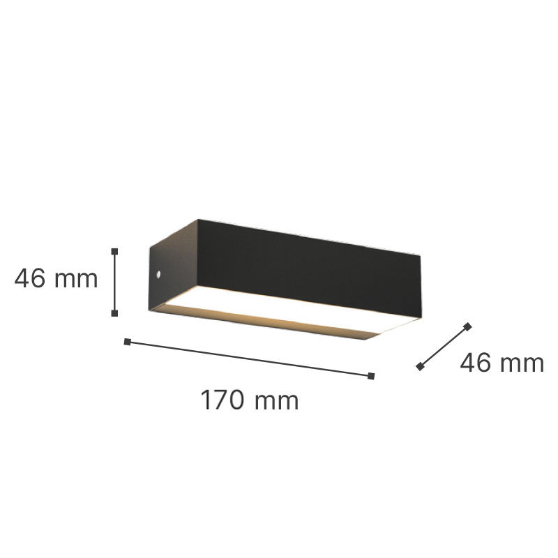 it-Lighting Martin LED 9W 3CCT Outdoor Up-Down Wall Lamp White D:17cmx4.6cm (80200820)