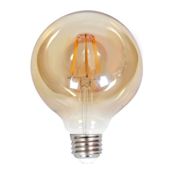 InLight E27 LED Filament G95 8watt Dimmable με μελί κάλυμμα (7.27.08.25.1) InLight E27 LED Filament G95 8watt Dimmable με μελί κάλυμμα (7.27.08.25.1)