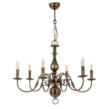 InLight Κρεμαστό φωτιστικό από οξυντέ μέταλλο 6XE14 D:70cm (5309-6) InLight Κρεμαστό φωτιστικό από οξυντέ μέταλλο 6XE14 D:70cm (5309-6)