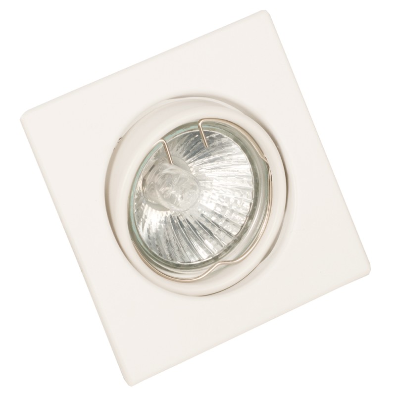 InLight Χωνευτό σποτ από λευκό μέταλλο 1XGU10 D:9cm (43278-Λευκό) InLight Χωνευτό σποτ από λευκό μέταλλο 1XGU10 D:9cm (43278-Λευκό)