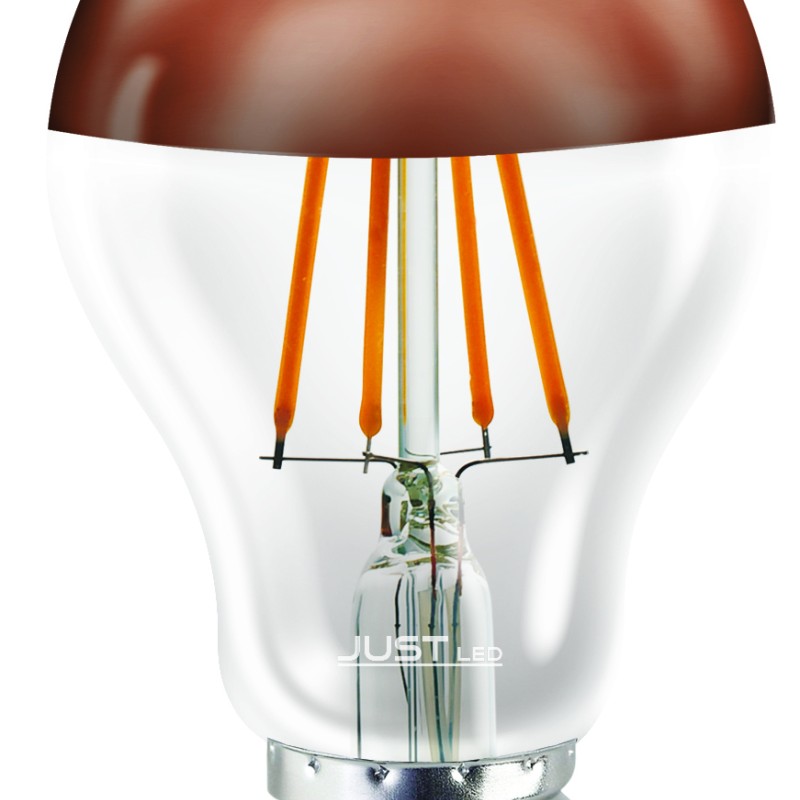 JUST LED JUSTLed-LED Filament Ε27 A60 8W 3000K Θερμό Copper (B276008401) JUST LED JUSTLed-LED Filament Ε27 A60 8W 3000K Θερμό Copper (B276008401)