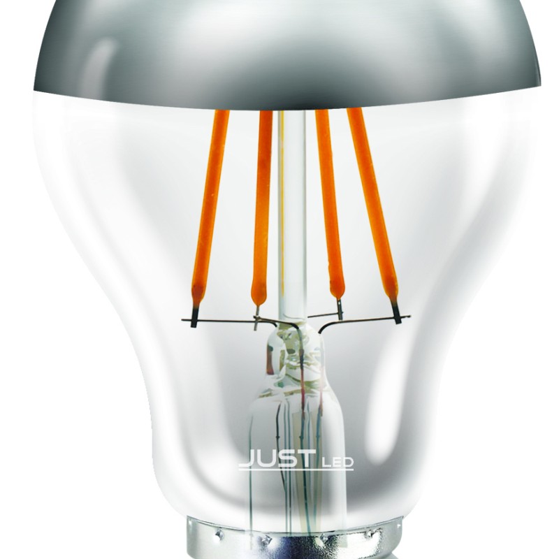 JUST LED JUSTLed-LED Filament Ε27 A60 8W 3000K Θερμό Chrome (B276008501) JUST LED JUSTLed-LED Filament Ε27 A60 8W 3000K Θερμό Chrome (B276008501)
