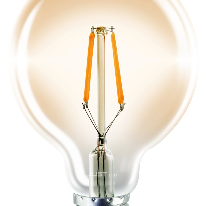 JUST LED JUSTLed-LED Filament Ε27 G95 10W 3000K Θερμό Amber Dimmable  (B279510301) JUST LED JUSTLed-LED Filament Ε27 G95 10W 3000K Θερμό Amber Dimmable  (B279510301)