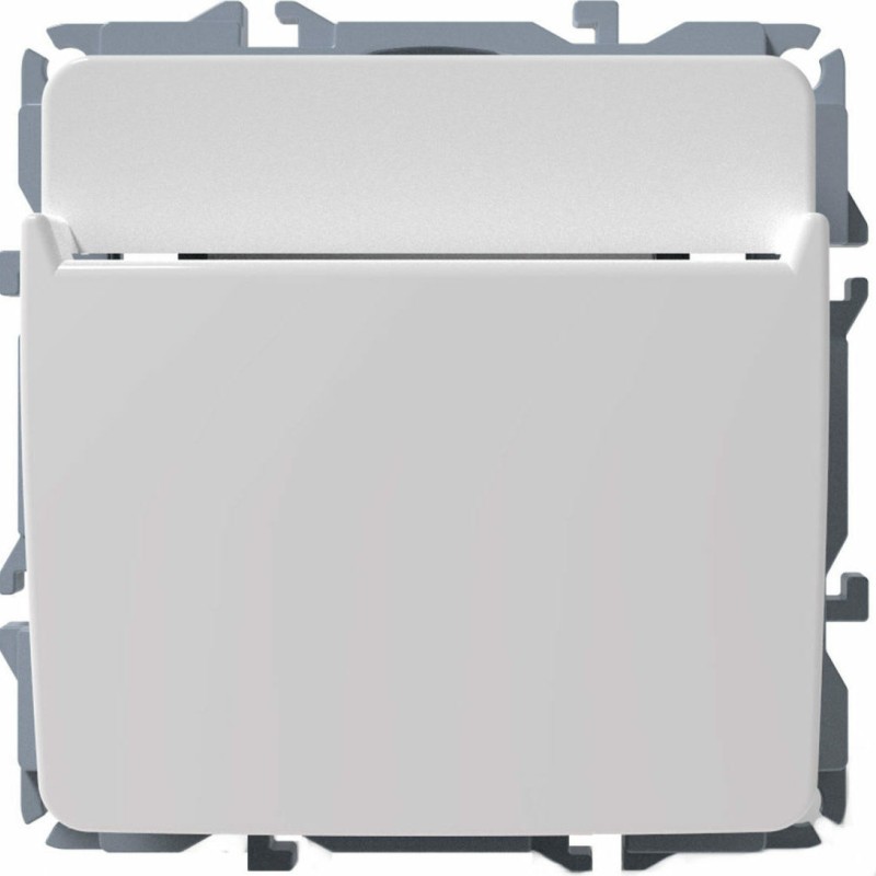 Aca Χωνευτός Καρτοδιακόπτης Τοίχου Εντολών χωρίς Πλαίσιο Λευκός