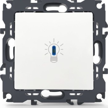 Aca Prime Μπουτόν Κλιμακοστασίου σε Λευκό Χρώμα 1000112001