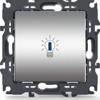 Aca Prime Μπουτόν Κλιμακοστασίου σε Matte Aluminium 1000112003 Aca Prime Μπουτόν Κλιμακοστασίου σε Matte Aluminium 1000112003