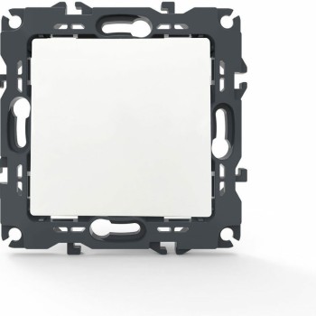 Aca Prime Χωνευτός Διακόπτης Τοίχου για Έλεγχο Φωτισμού χωρίς Πλαίσιο και Ένα Πλήκτρο Μεσαίος Aller Retour Λευκός