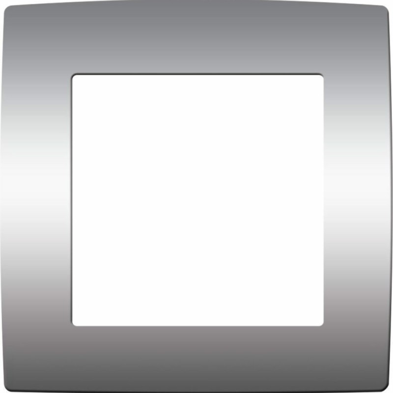 Aca Prime Πλαίσιο Διακόπτη 1 Θέσης Κάθετης Τοποθέτησης IP20 σε Matte Aluminium Χρώμα  Aca Prime Πλαίσιο Διακόπτη 1 Θέσης Κάθετης Τοποθέτησης IP20 σε Matte Aluminium Χρώμα