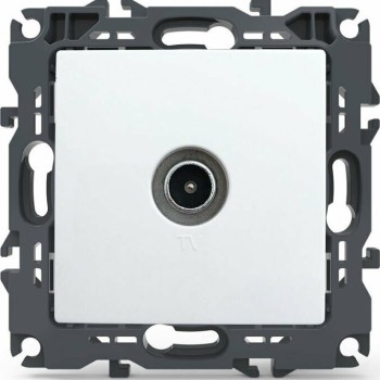 Aca Prime Πρίζα Κεραίας Τηλεόρασης Διελεύσεως σε Λευκό χρώμα 1000114101