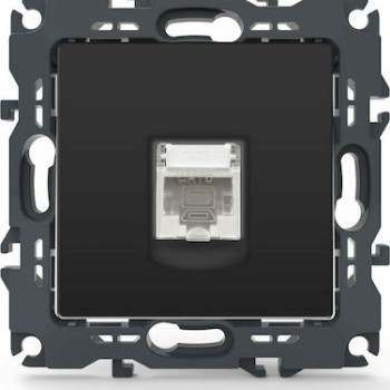 Aca Prime Μονή Πρίζα Δικτύου RJ45 χωρίς Πλαίσιο Τύπου Cat6 σε Ανθρακί Χρώμα 1000113205 Aca Prime Μονή Πρίζα Δικτύου RJ45 χωρίς Πλαίσιο Τύπου Cat6 σε Ανθρακί Χρώμα 1000113205
